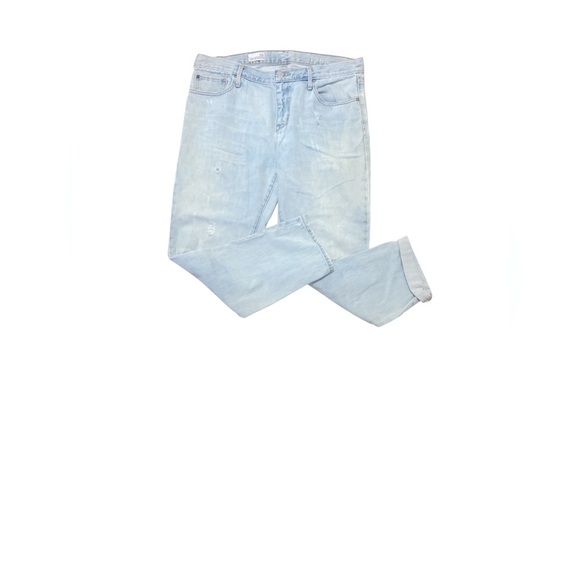 SEXY BOYFRIEND GAP 1969 Light Blue Distressed Jeans - Picture 3 of 5